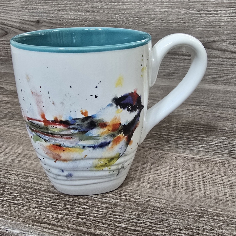 DC Dean Crouser water color bird White Ceramic Mug, coffee cup